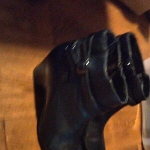 Clarks Black Heeled Boots